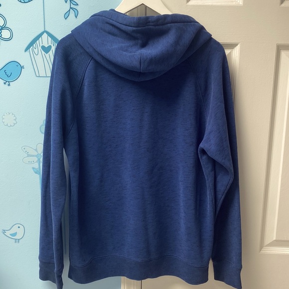 Hollister Blue Black Warm Hoodie Kangaroo Pockets & Drawstrings Men's Size M ! - Picture 4 of 8